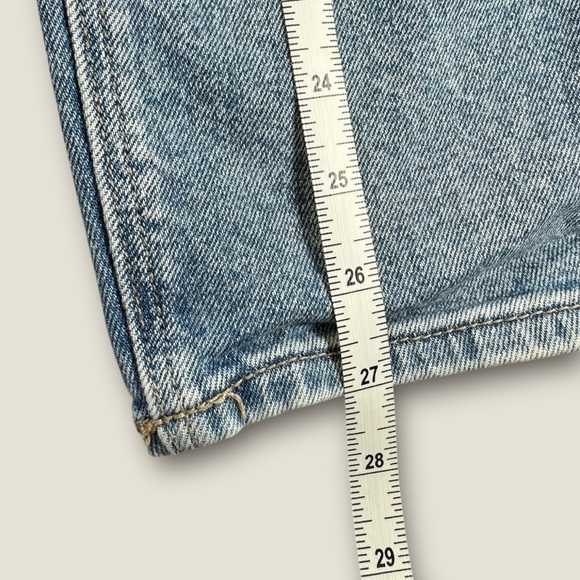 American Eagle Outfitters Women's High Rise Ripped Blue Jeans - Picture 7 of 8